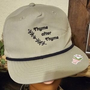 Thyme After Thyme Cap with Embroidery